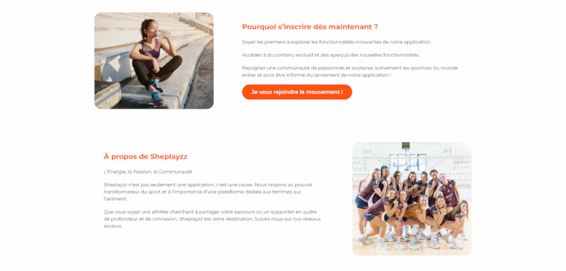 Information sur l'application Sheplayzz